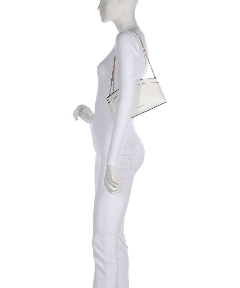 Michael Kors Athena Dome Chain Small Shoulder bag optic white