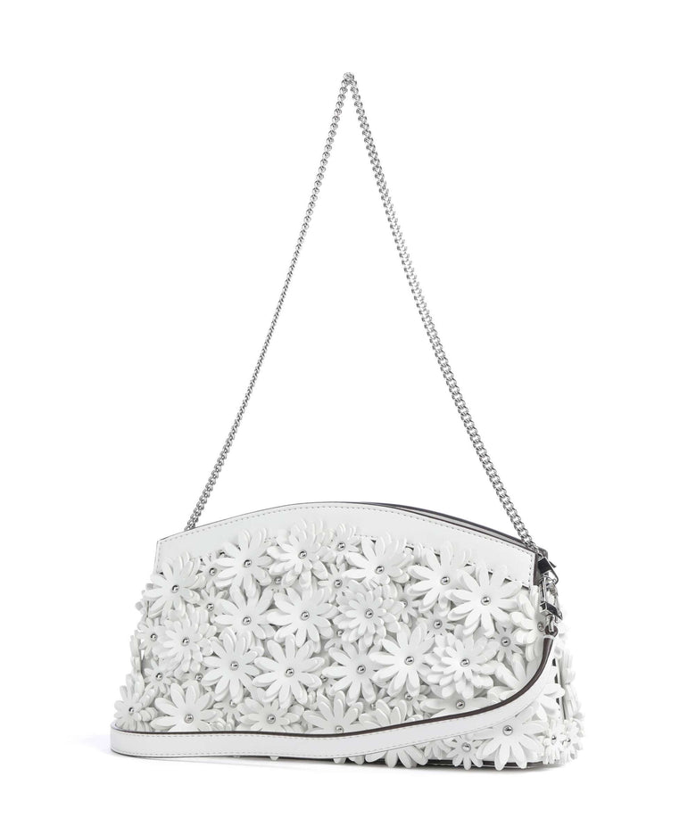 Michael Kors Athena Dome Chain Small Shoulder bag optic white