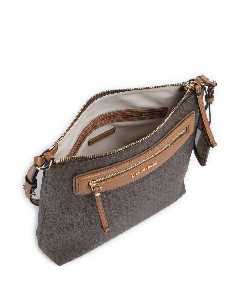 Michael Kors Jet Set Travel Large Crossbody bag brown/acorn