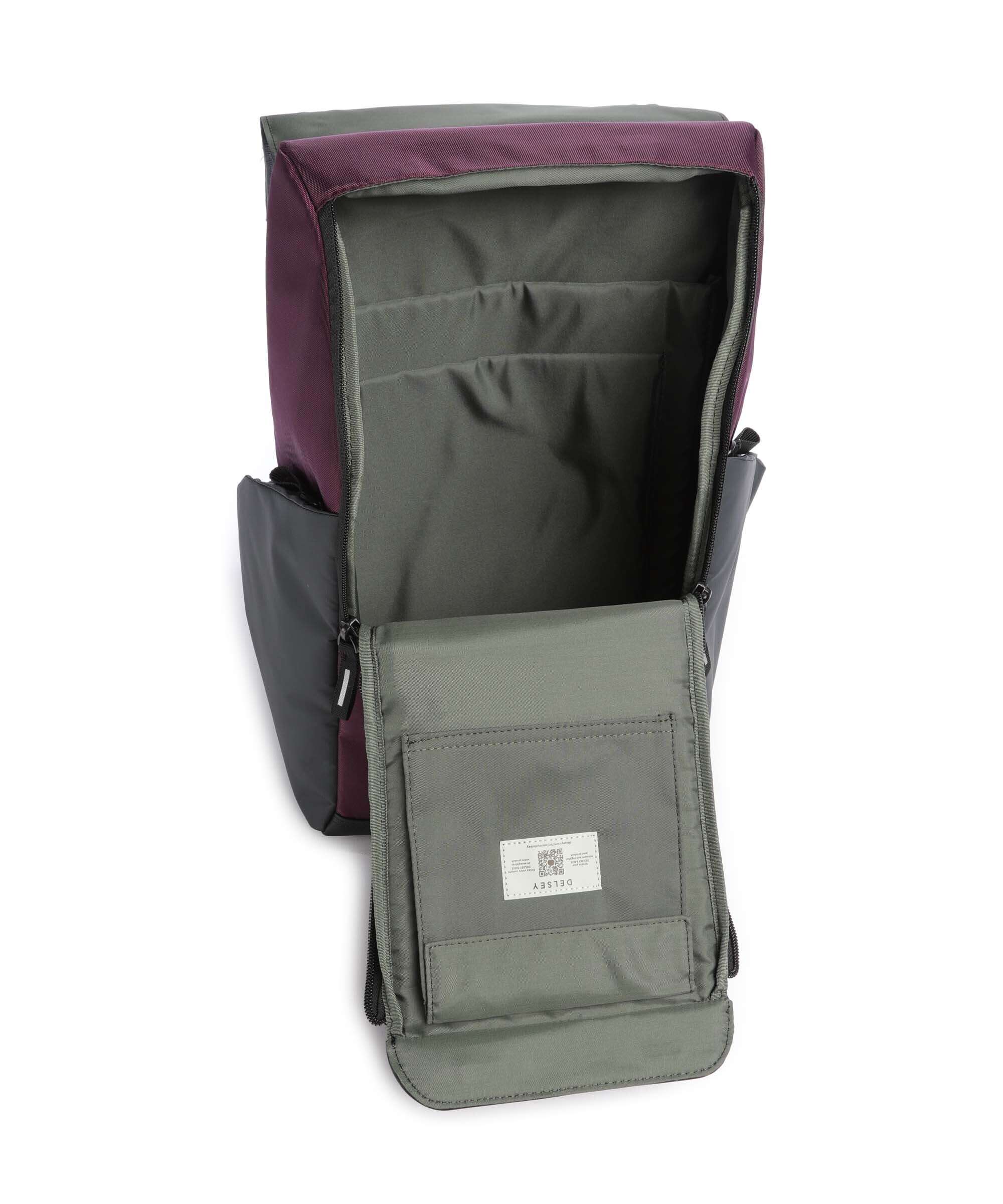 Delsey Paris Securflap Backpack bordeaux rot