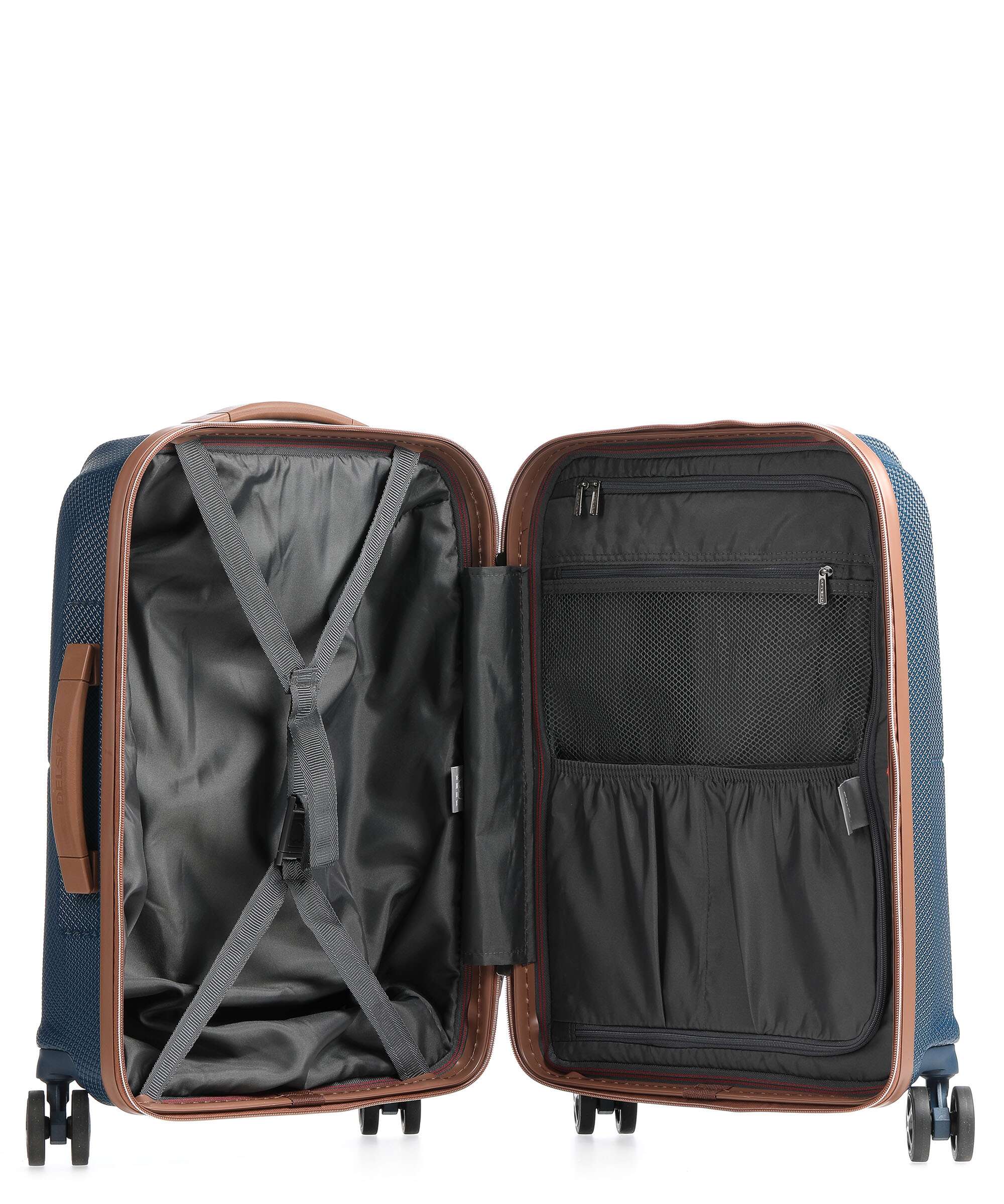 Delsey Paris Carrousel Slim Line Spinner (4 wheels) marineblau