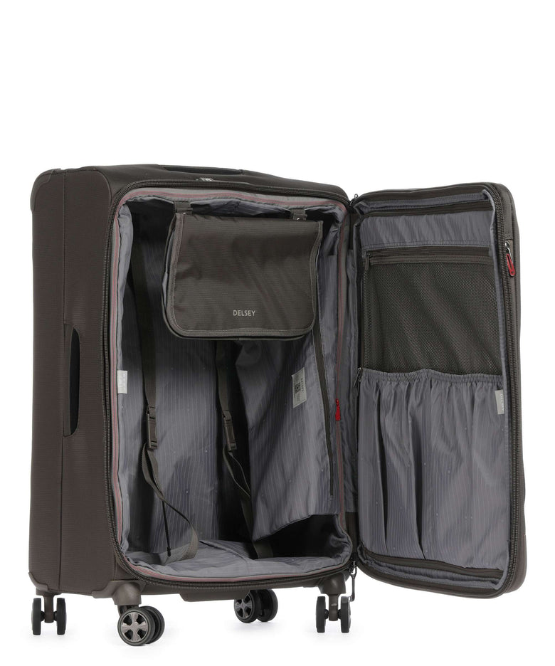 Delsey Paris Helium Dlx Spinner (4 wheels) mokka