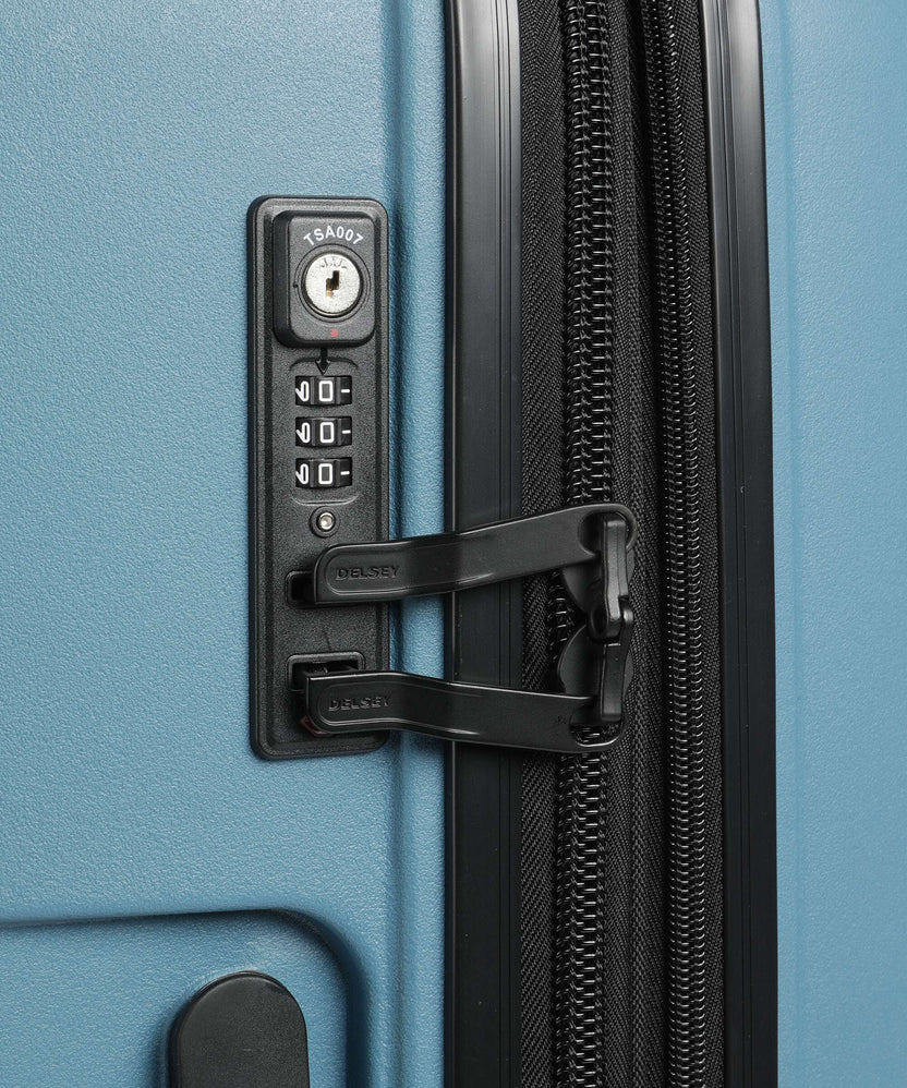 Delsey Paris Belmont Plus Spinner (4 wheels) zink blau