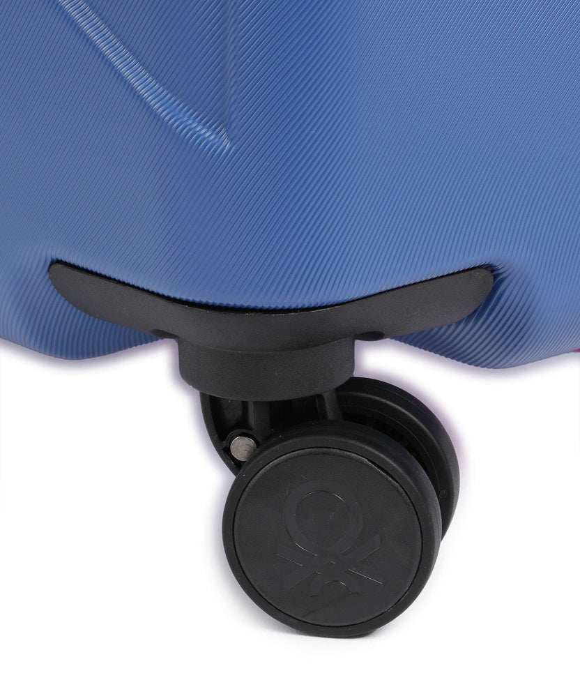 Delsey Paris x United Colors of Benetton Fabrica Spinner (4 wheels) blue