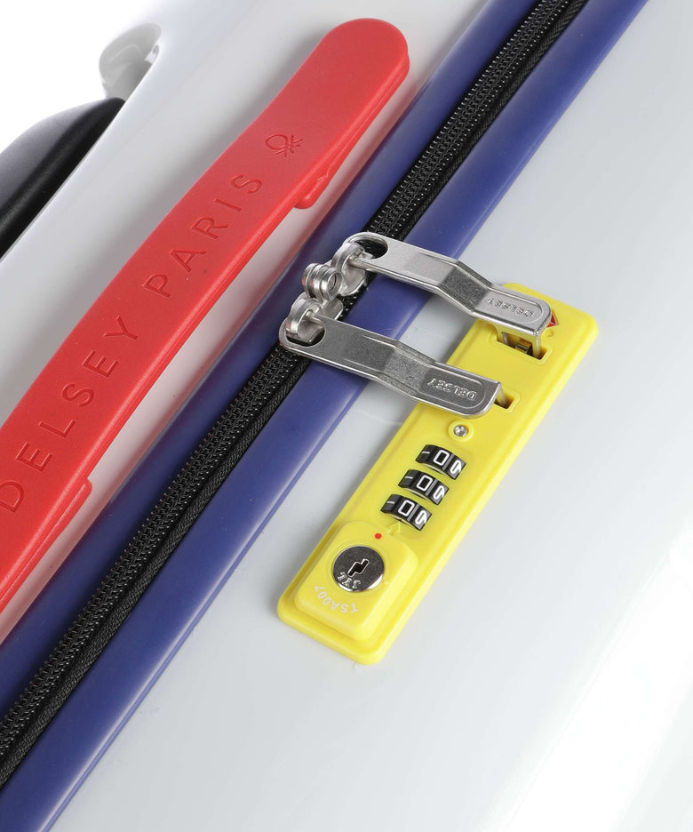 Delsey Paris x United Colors of Benetton United Spinner (4 wheels) white