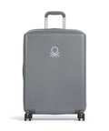 Delsey Paris x United Colors of Benetton UCB Hardside Spinner (4 wheels) steel grey
