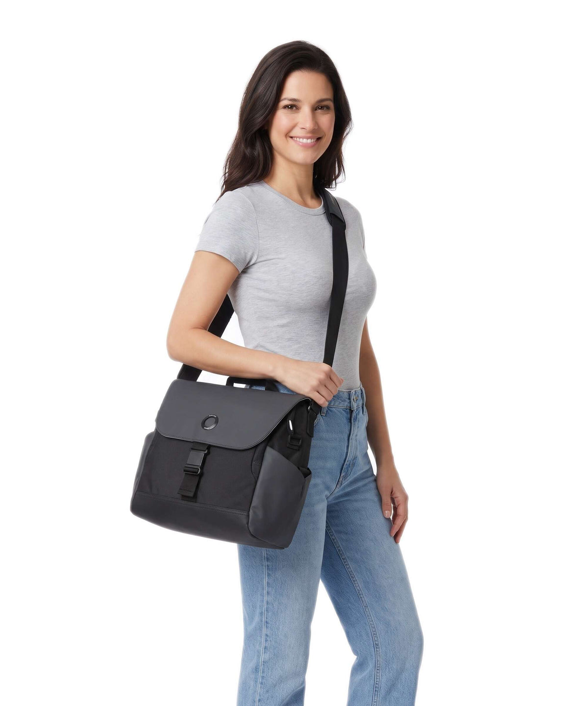 Delsey Paris Securflap Messenger bag black