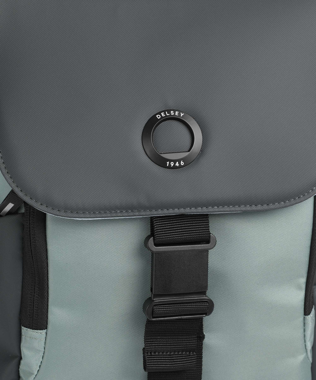 Delsey Paris Securflap Laptop backpack sage green