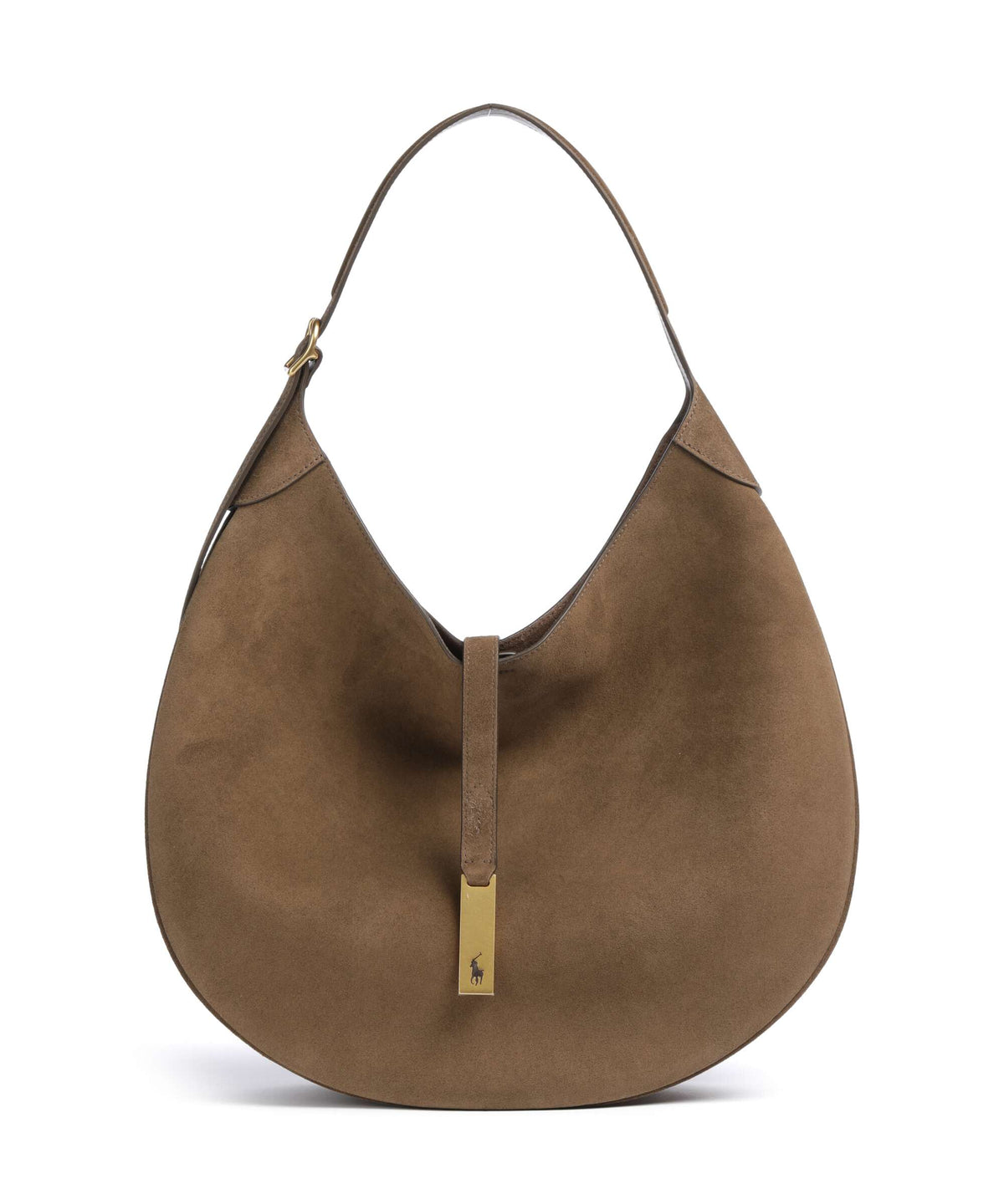 Polo Ralph Lauren ID Collection Medium Hobo bag gingerbread