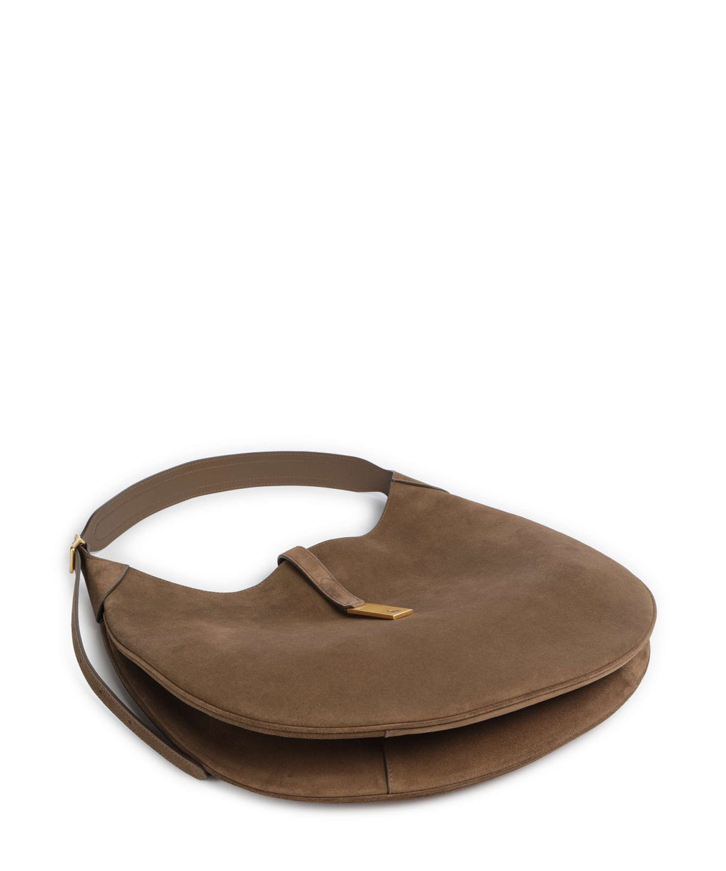 Polo Ralph Lauren ID Collection Medium Hobo bag gingerbread