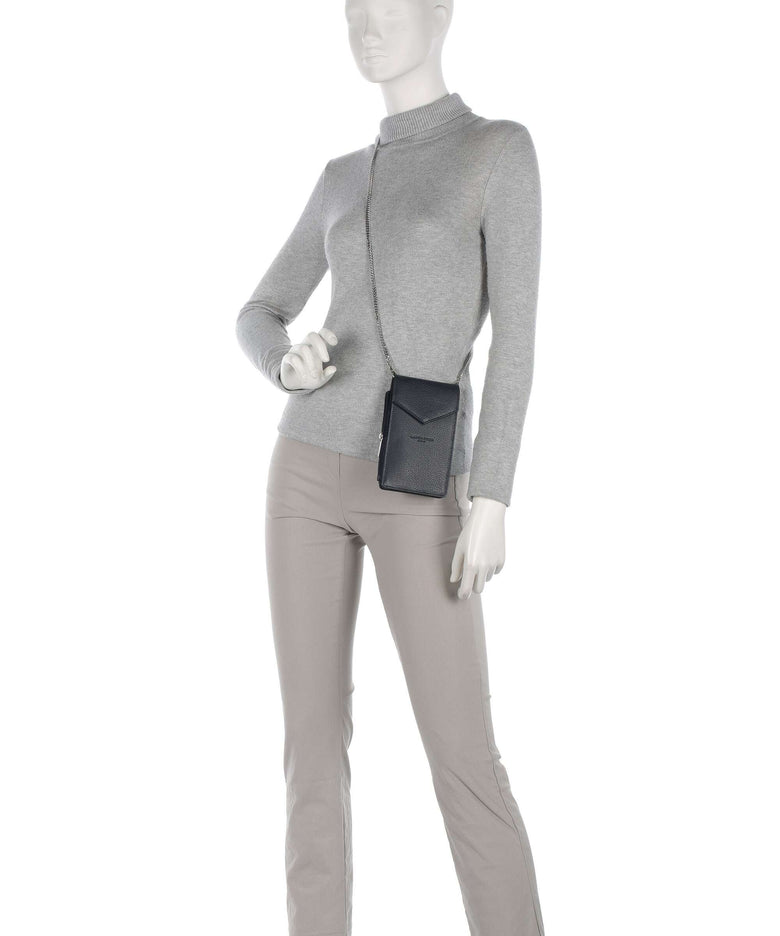 Lancaster Foulonne PM Phone bag bleufonc