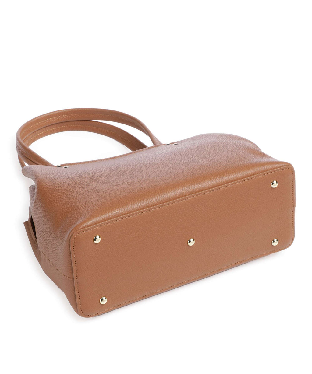 Lancaster Foulonne Double Tote bag camel