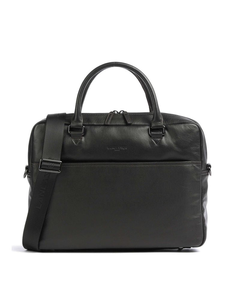 Lancaster Soft Vintage Briefcase marron