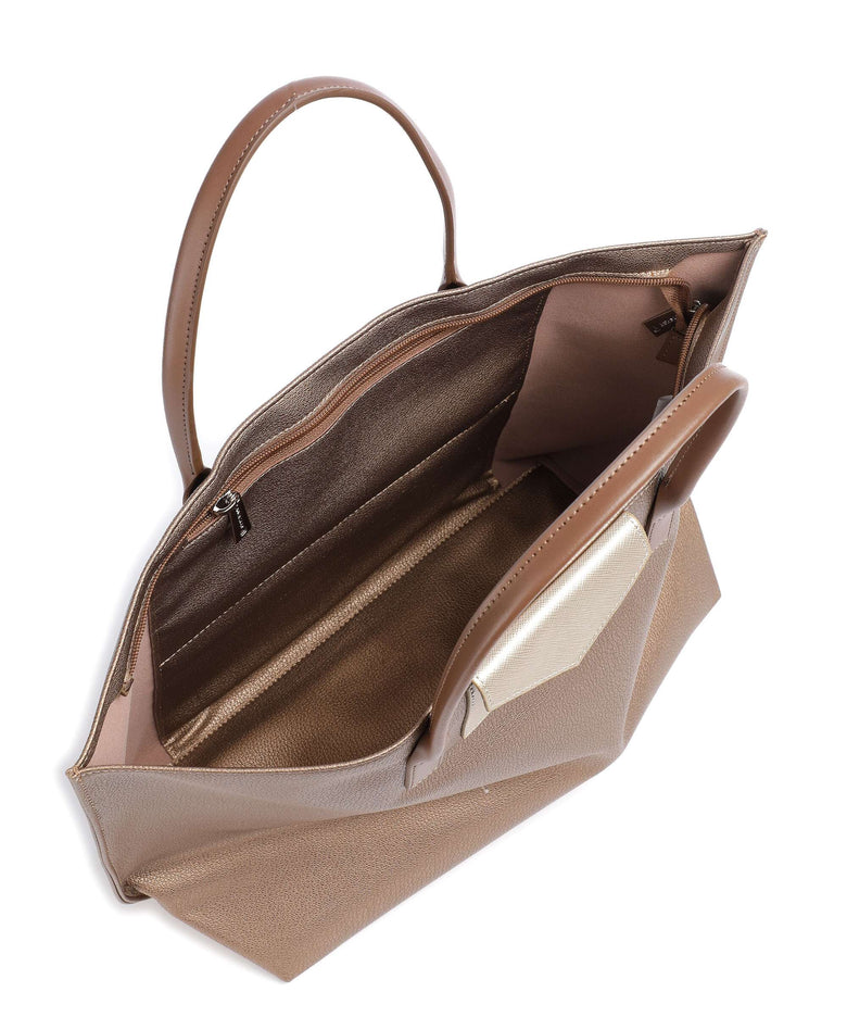 Lancaster Maya Handbag cuivre/champagne/vison