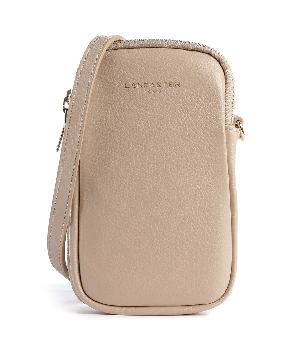 Lancaster Dune Phone bag beige foncé