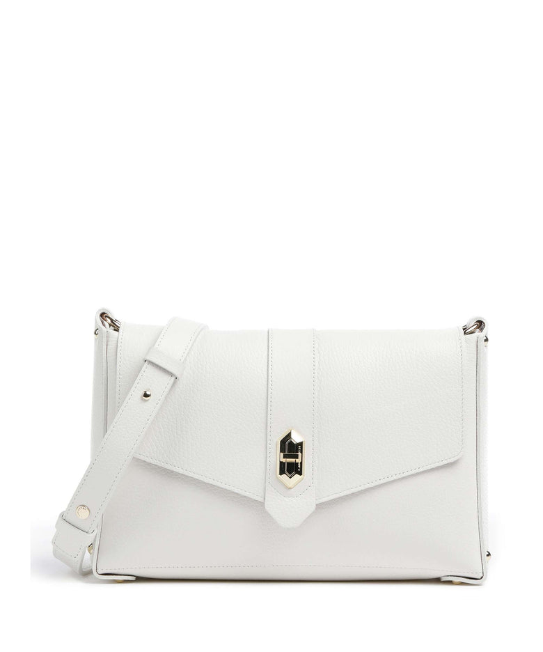 Lancaster Foulonne Double Crossbody bag blanc/nude