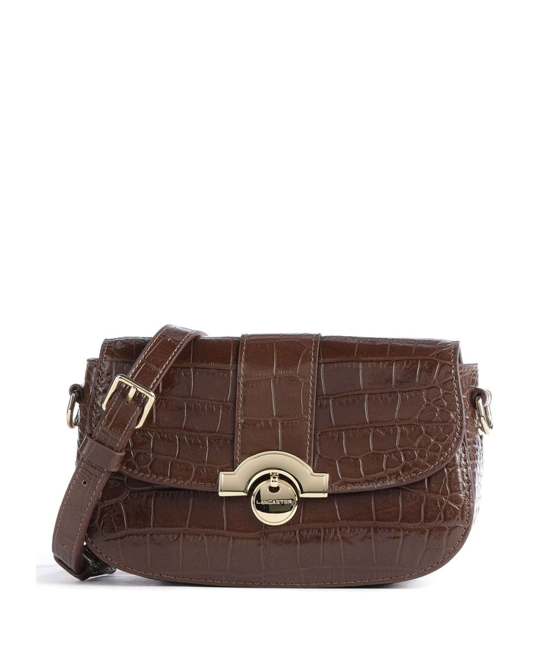 Lancaster Exotic Croco CN Crossbody bag vison