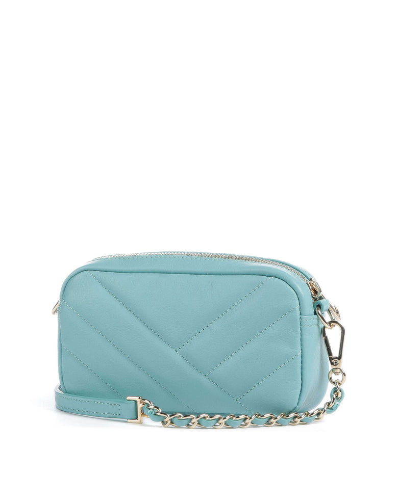 Lancaster Soft Matelassé Crossbody bag lagon