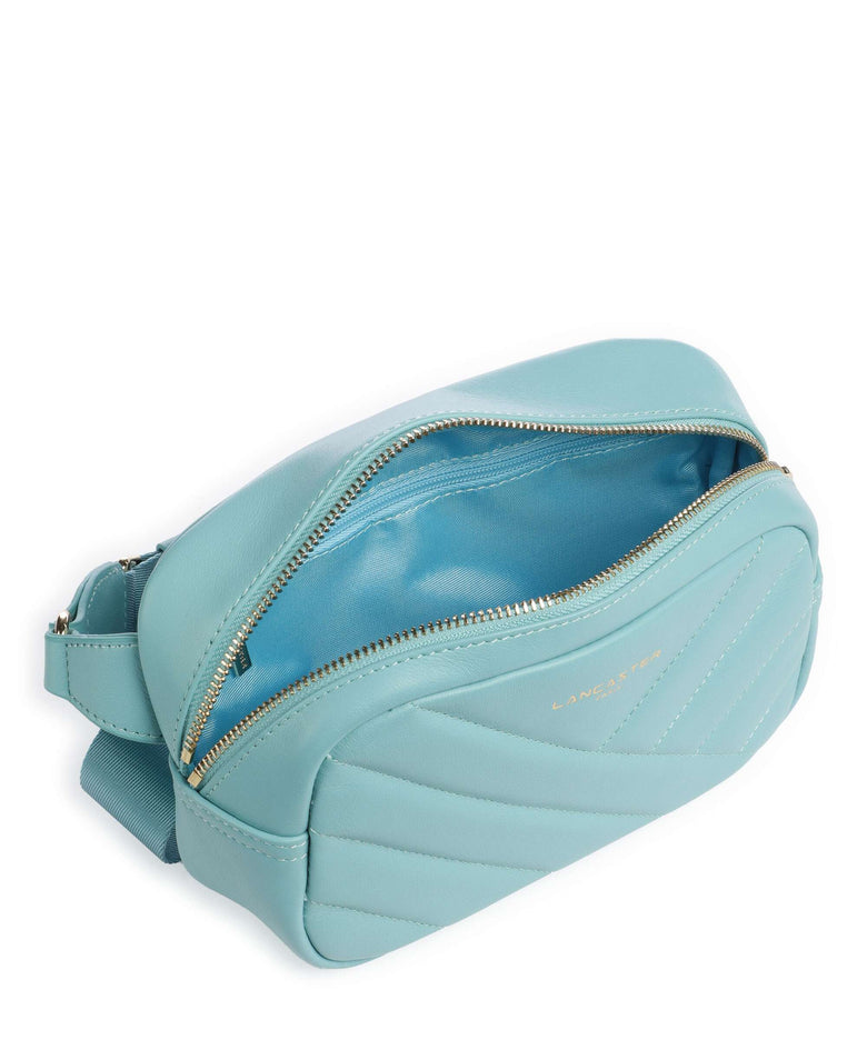 Lancaster Soft Matelassé Belt bag lagon