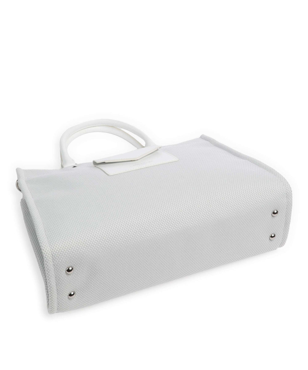 Lancaster Actual Conscious Canvas Handbag blanc