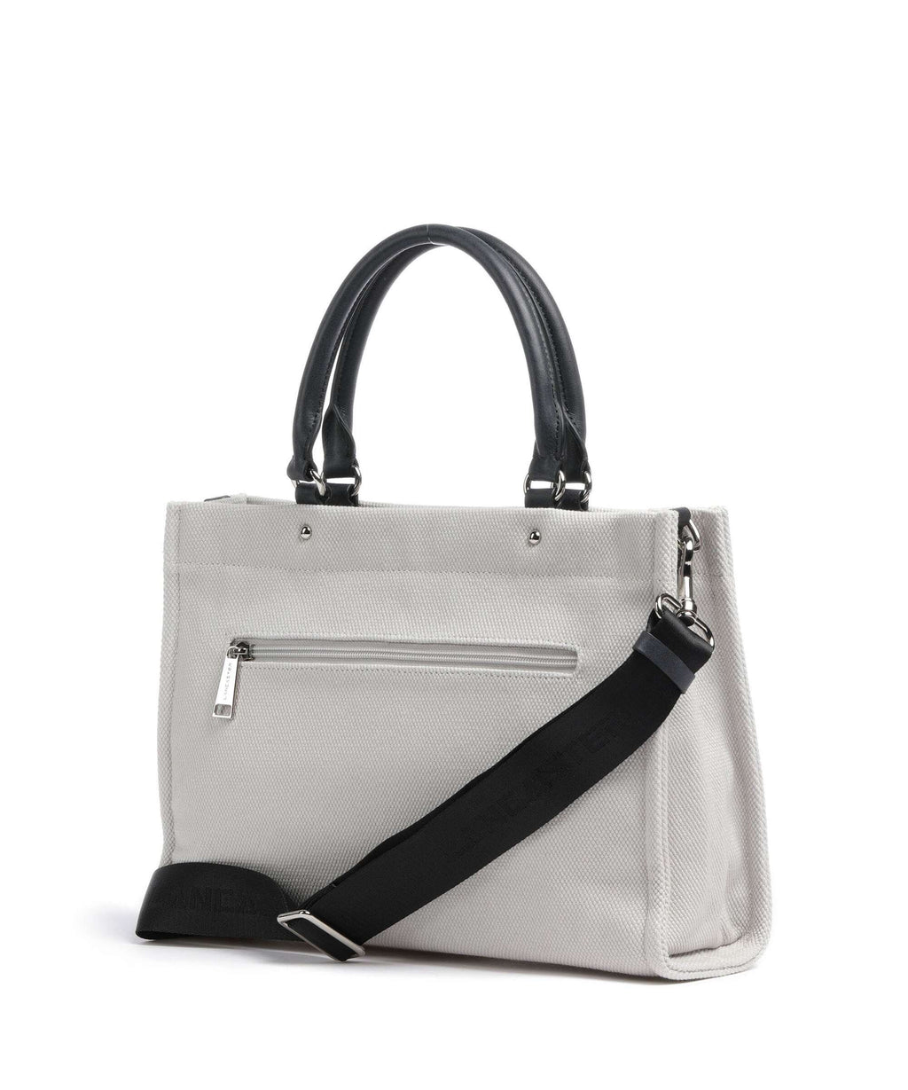 Lancaster Actual Conscious Canvas Handbag grisclai