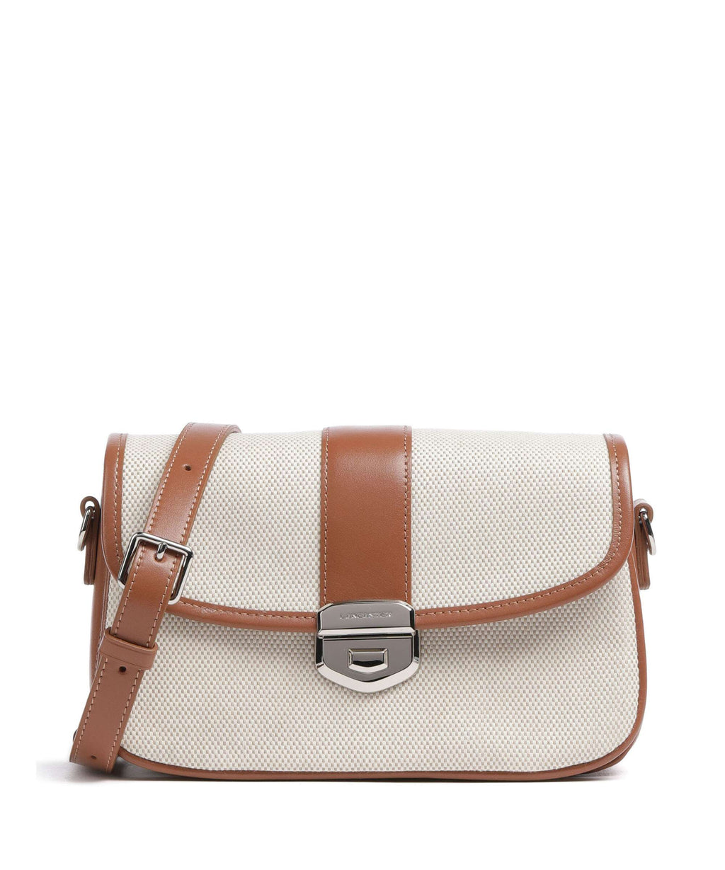 Lancaster Canvas Fia Crossbody bag camel