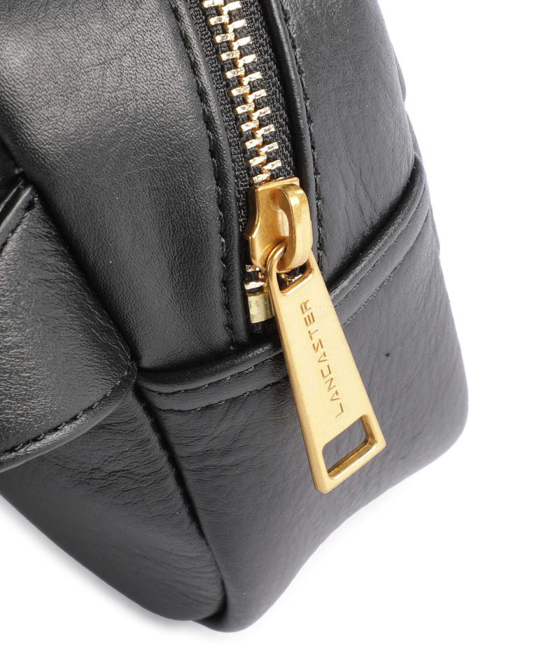 Lancaster Soft Matelassé Fanny pack noir