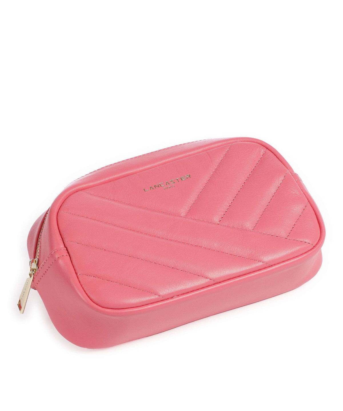 Lancaster Soft Matelassé Belt bag rose fonce