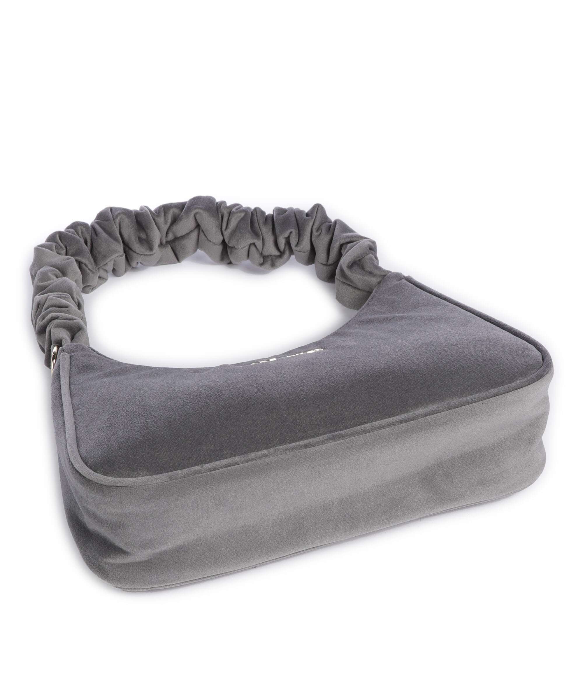 Lancaster Actual Chouchou Velvet Shoulder bag gris
