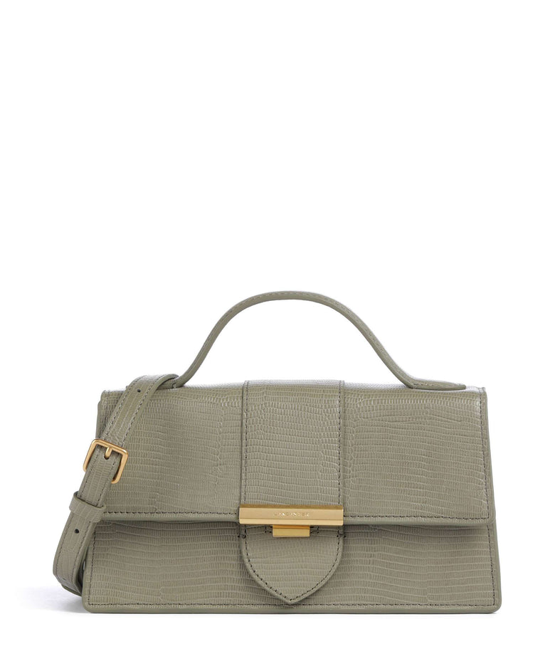 Lancaster Exotic Ily Crossbody bag olive/lézard