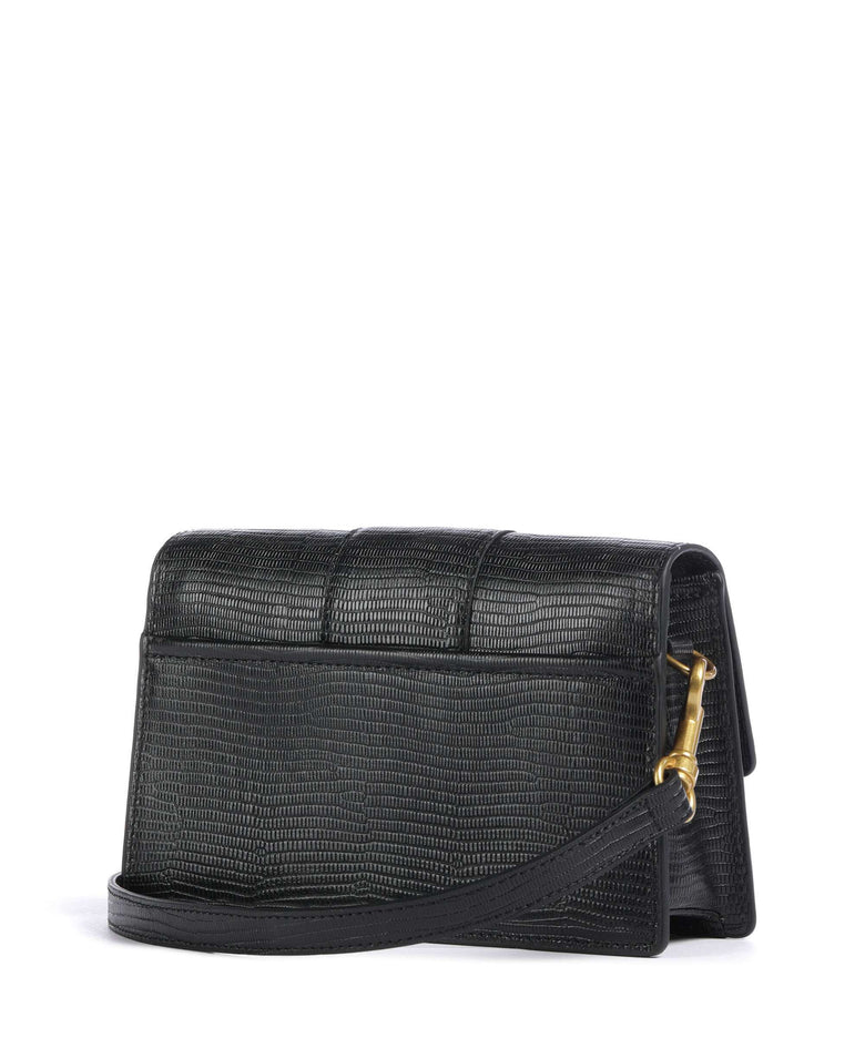 Lancaster Exotic Ily Crossbody bag noir/lézard