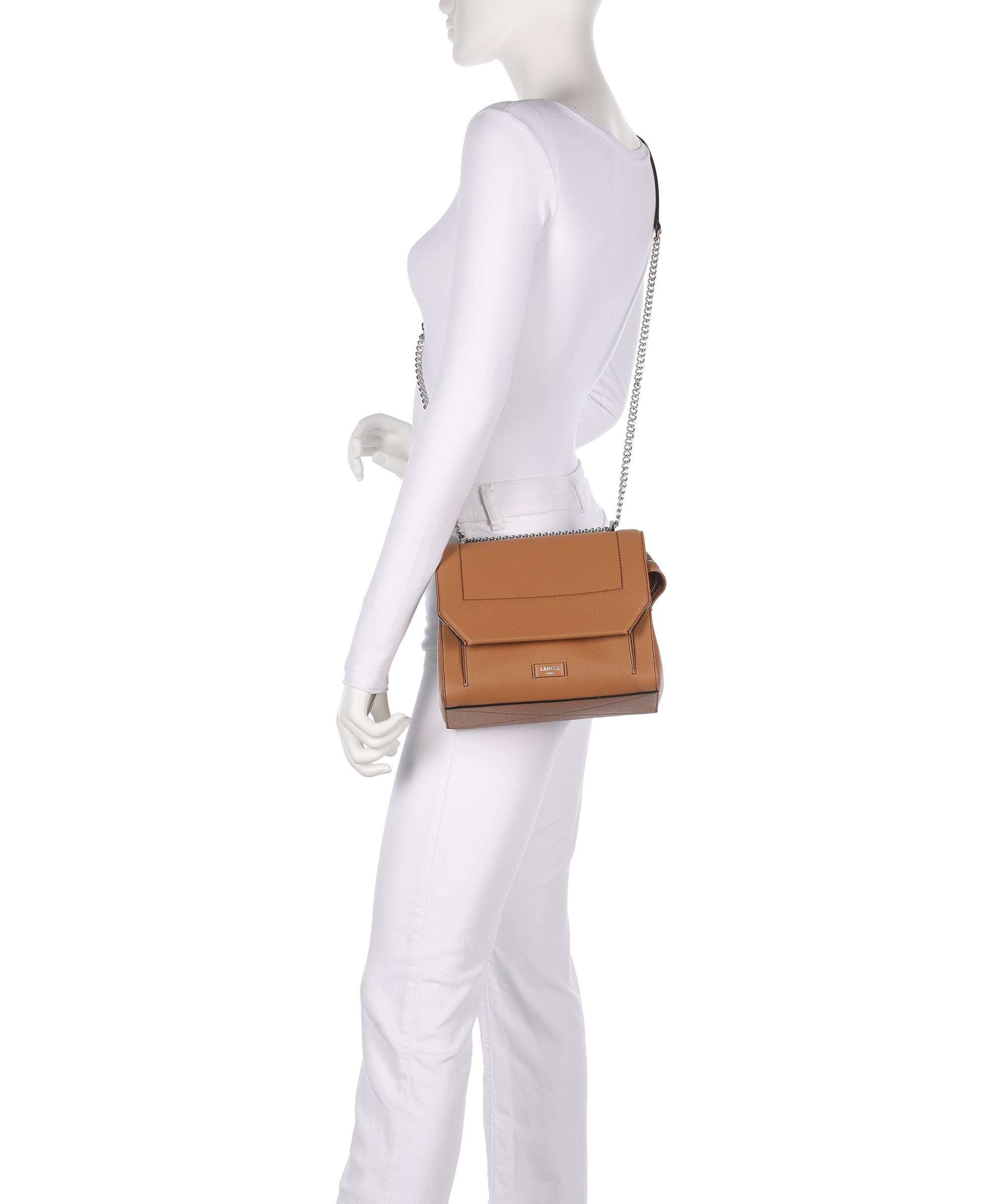 Lancel Ninon M Shoulder bag camel