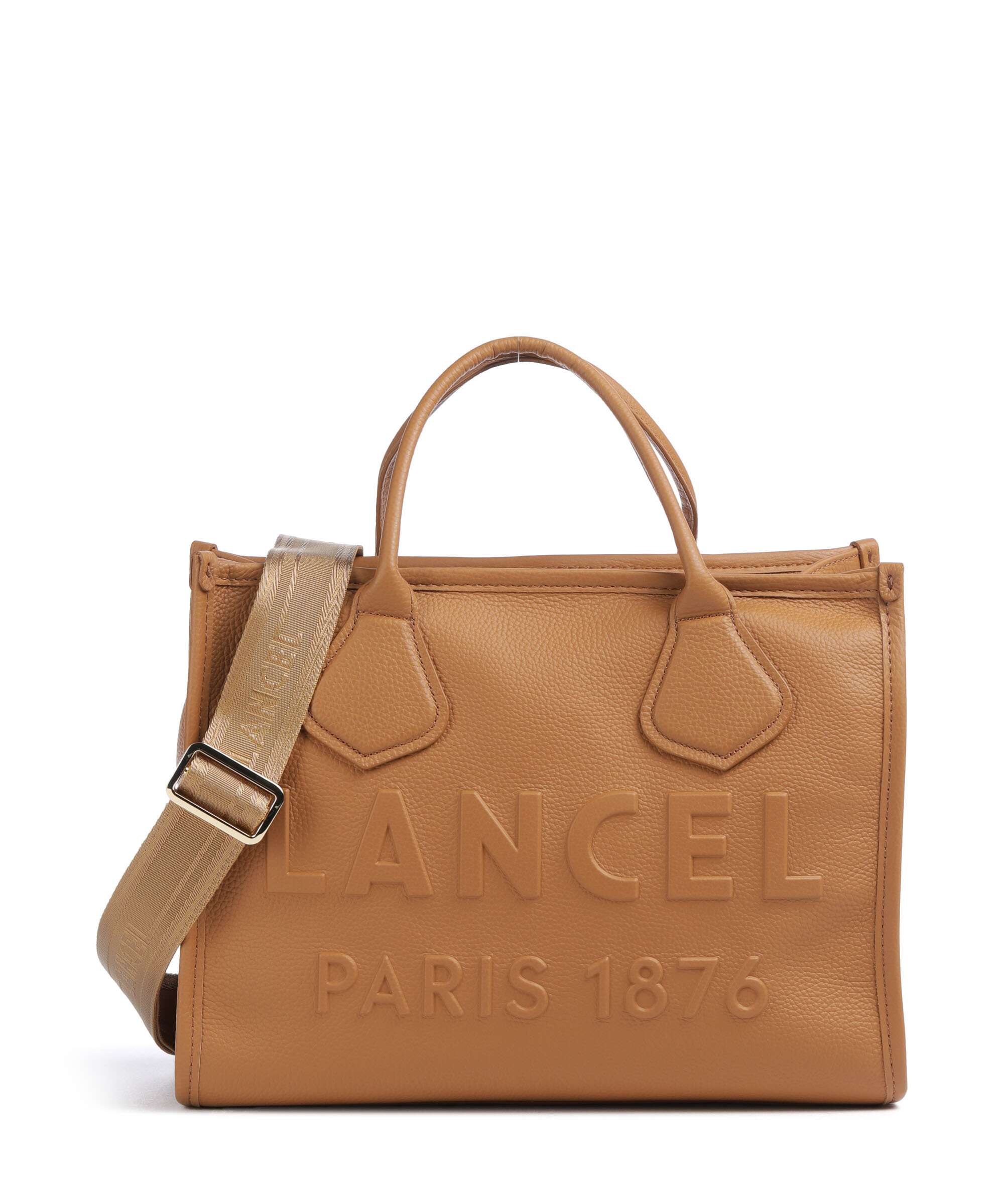 Lancel Jour M Handbag camel