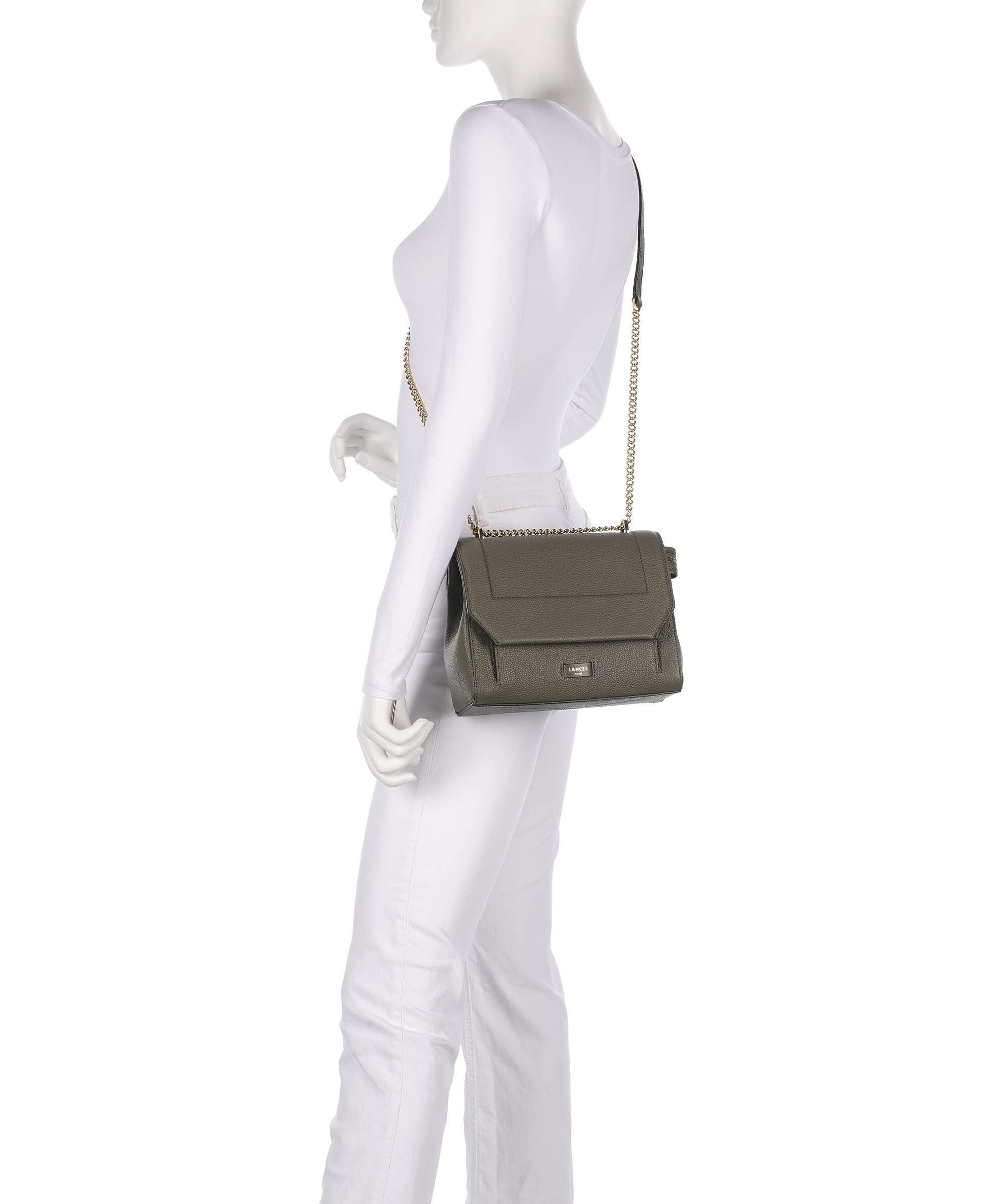 Lancel Ninon M Shoulder bag dark khaki