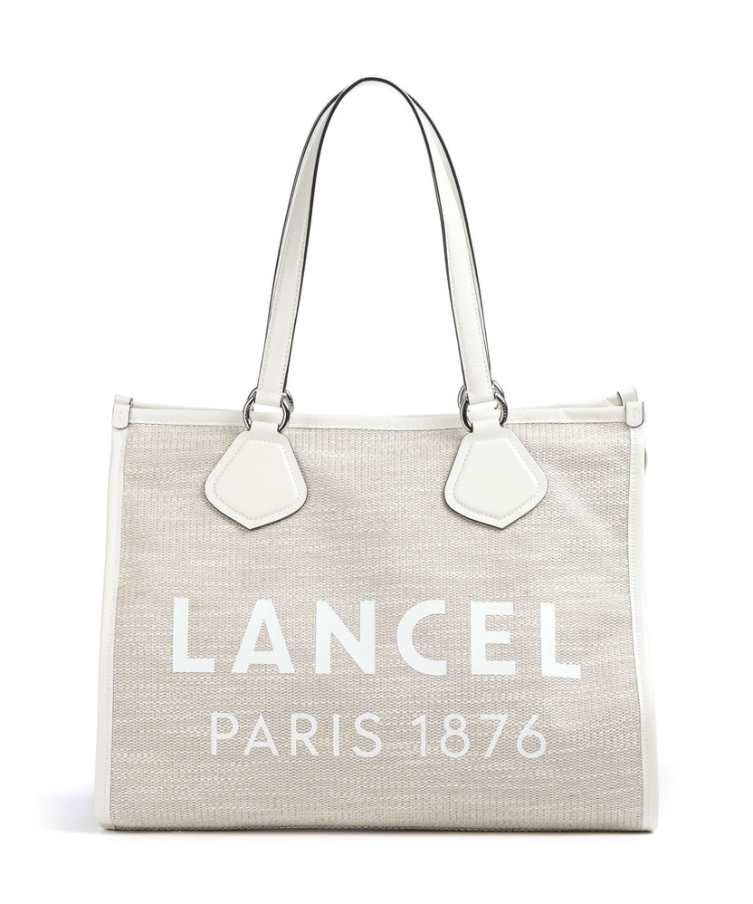 Lancel L Tote bag natural/white