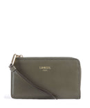 Lancel Origami Porta carte di credito dark khaki