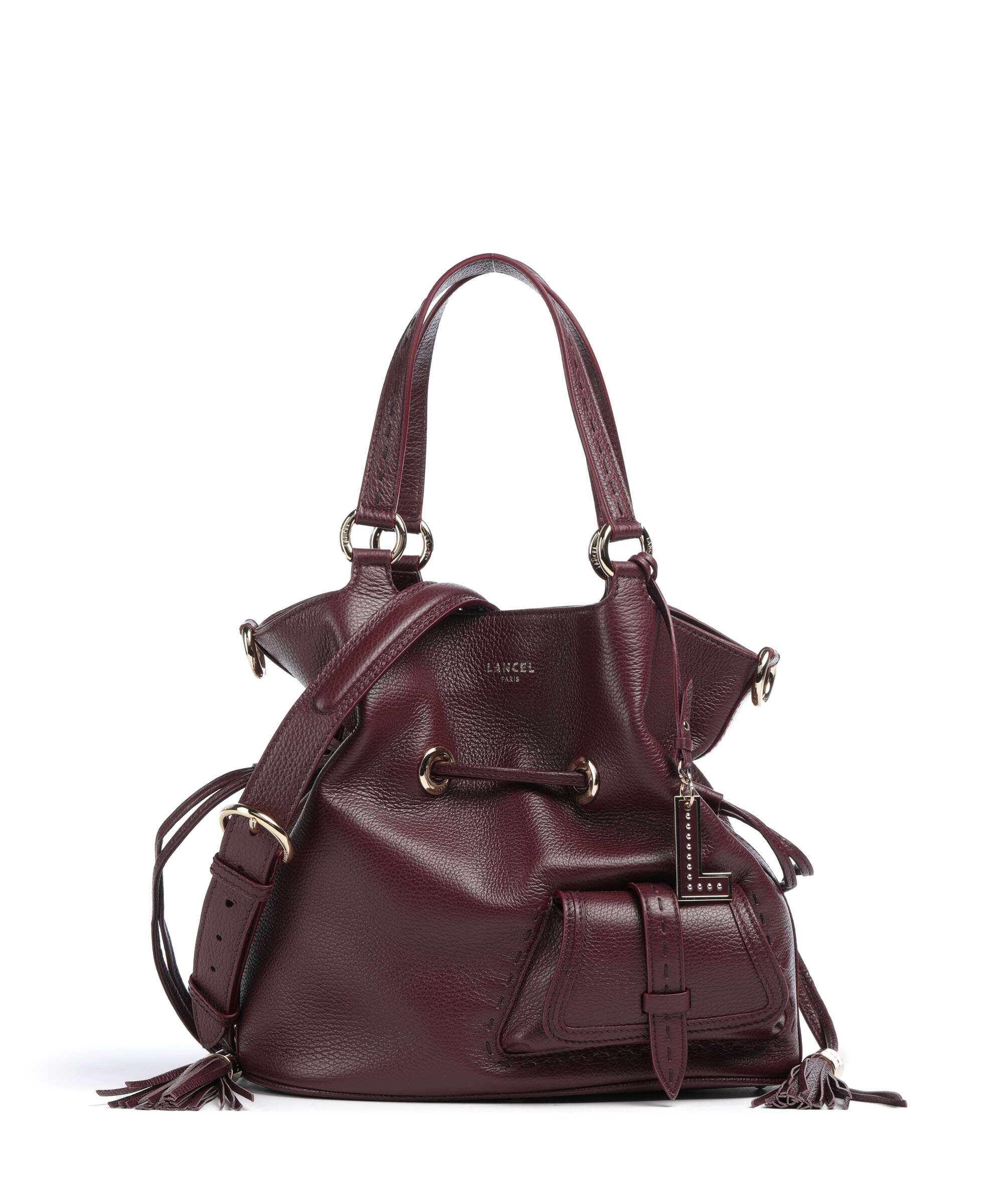 Lancel Premier Flirt M Bucket bag cassis