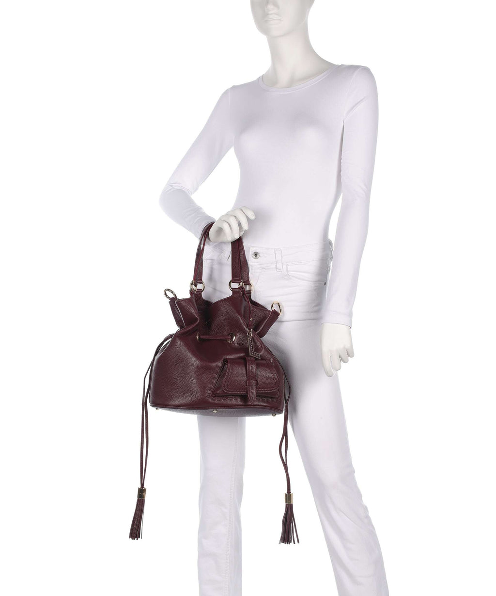 Lancel Premier Flirt M Bucket bag cassis