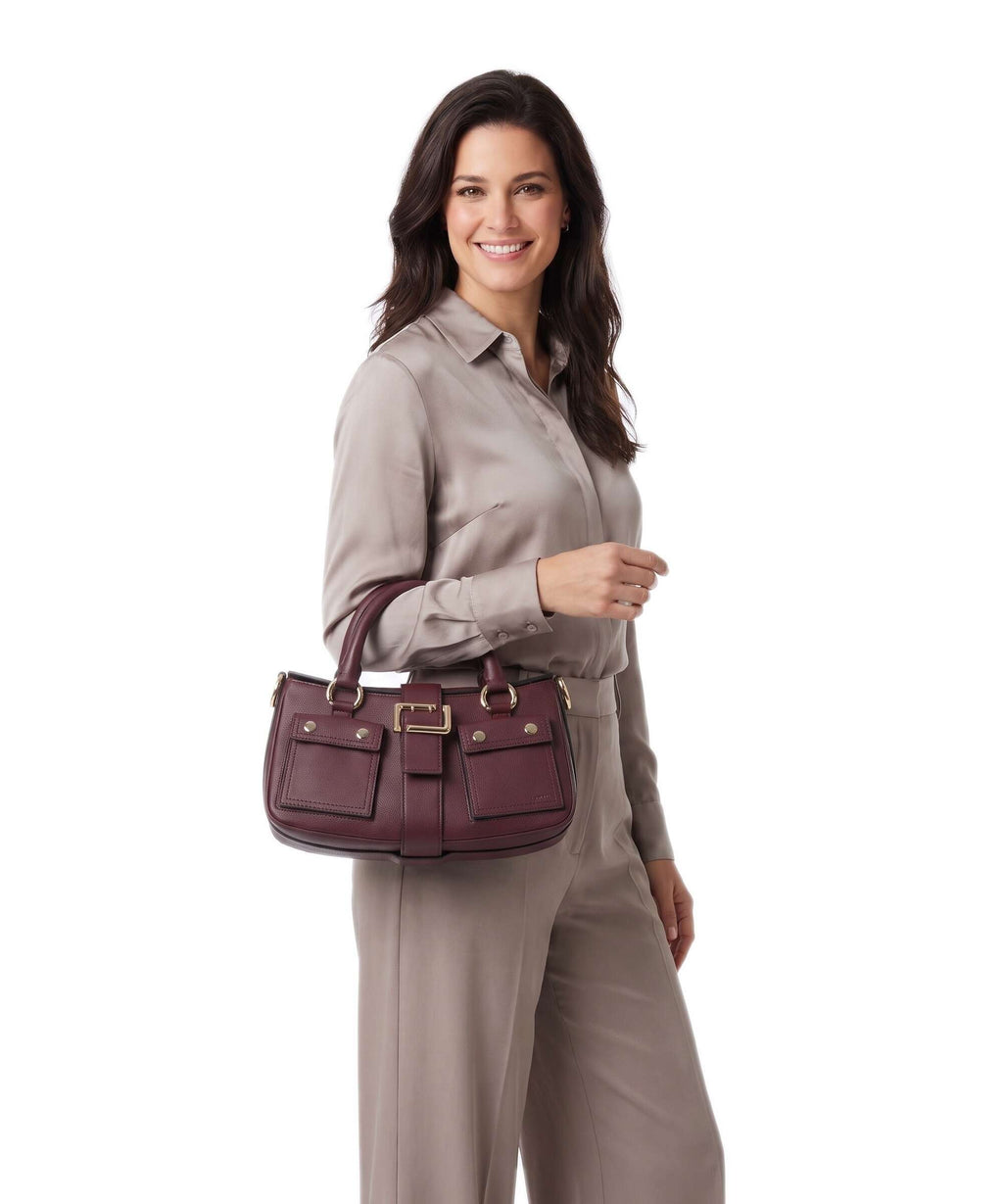 Lancel Multipocket Handbag cassis