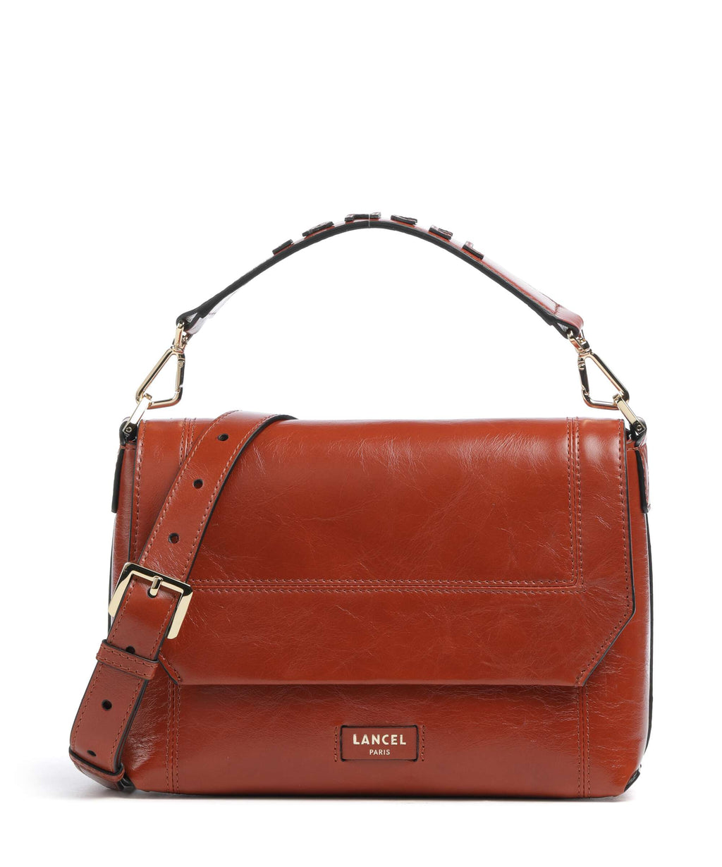 Lancel Ninon M Handbag brick