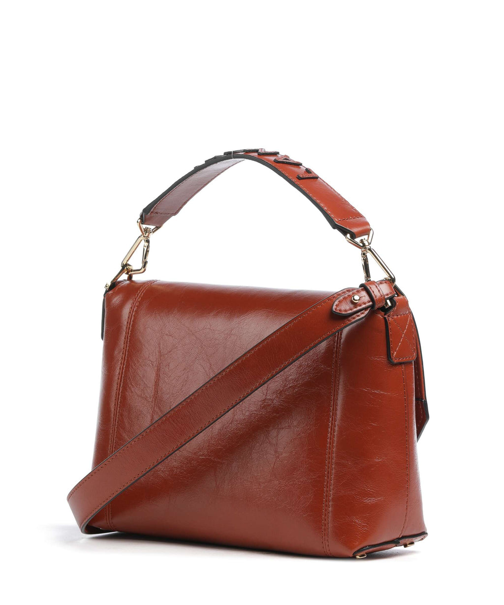 Lancel Ninon M Handbag brick