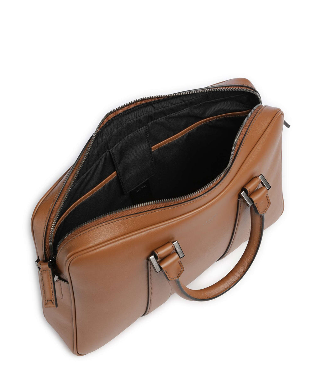 Lancel Edgard Briefcase cognac