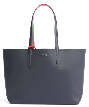 Lacoste Anna Borsa shopper marine rouge