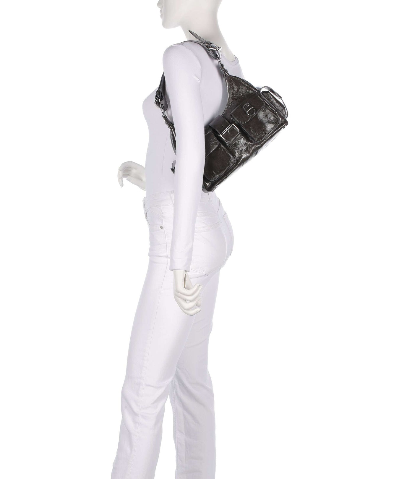 The Kooples Amelia Shoulder bag grey