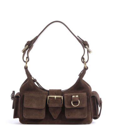 The Kooples Amelia Small Borsa a spalla chocolate