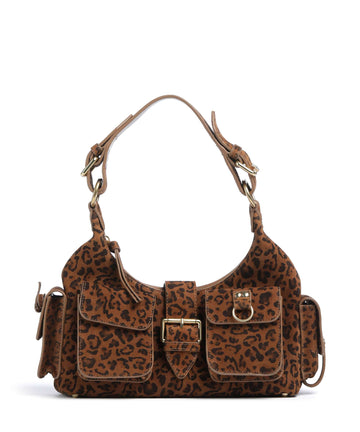 The Kooples Amelia Small Borsa a spalla leopard