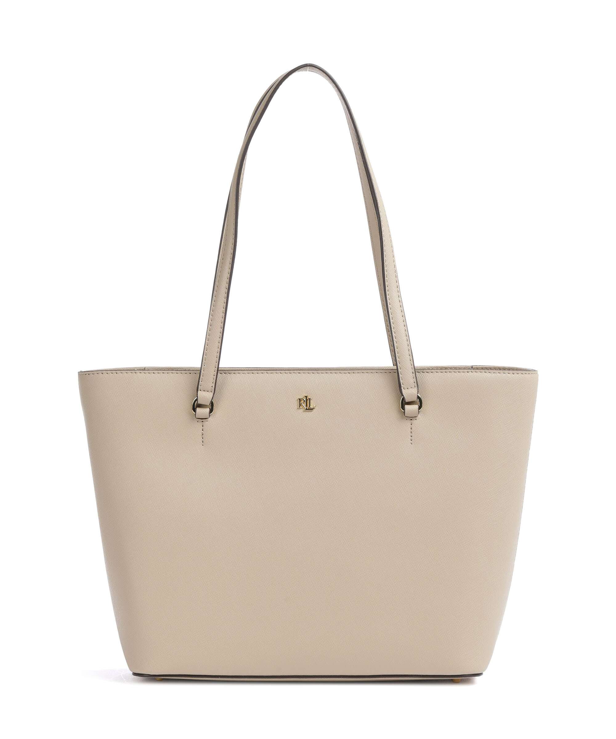 Lauren Ralph Lauren Karly Medium Tote bag birch tan