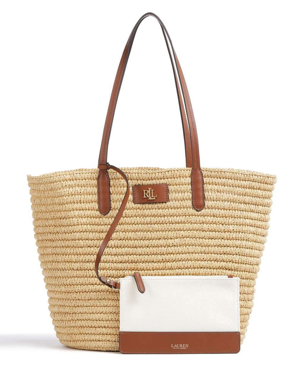 Lauren Ralph Lauren Brie 31 Straw Tote bag natural/tan