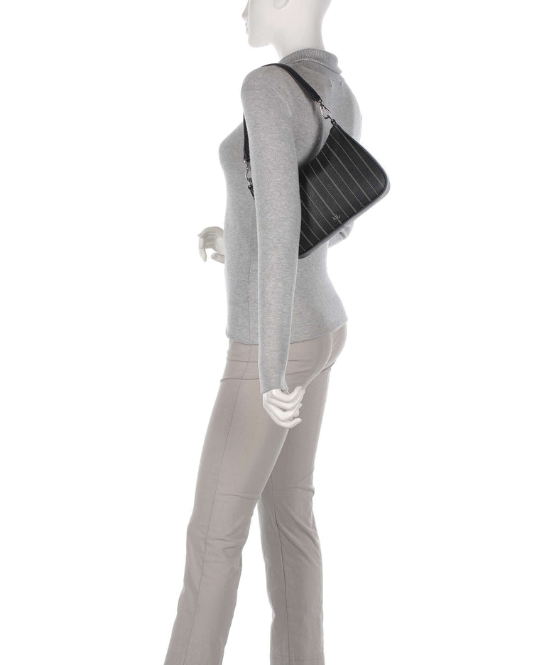 Lauren Ralph Lauren Danni 26 Shoulder bag pinstripe black/explorer sand