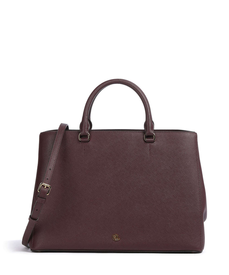 Lauren Ralph Lauren Hanna 37 Handbag pinot noir